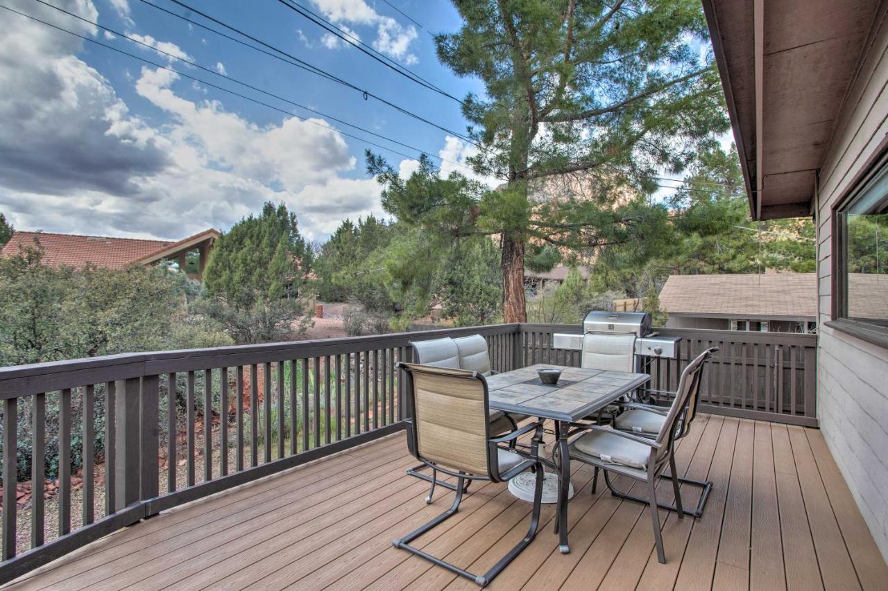 Sedona Getaway With Hot Tub, Deck And Red Rock Views! Villa Exterior photo