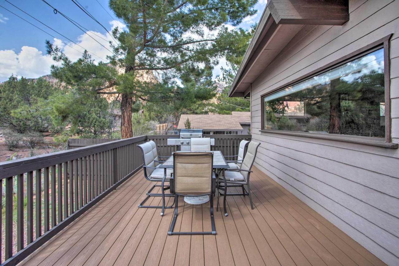 Sedona Getaway With Hot Tub, Deck And Red Rock Views! Villa Exterior photo