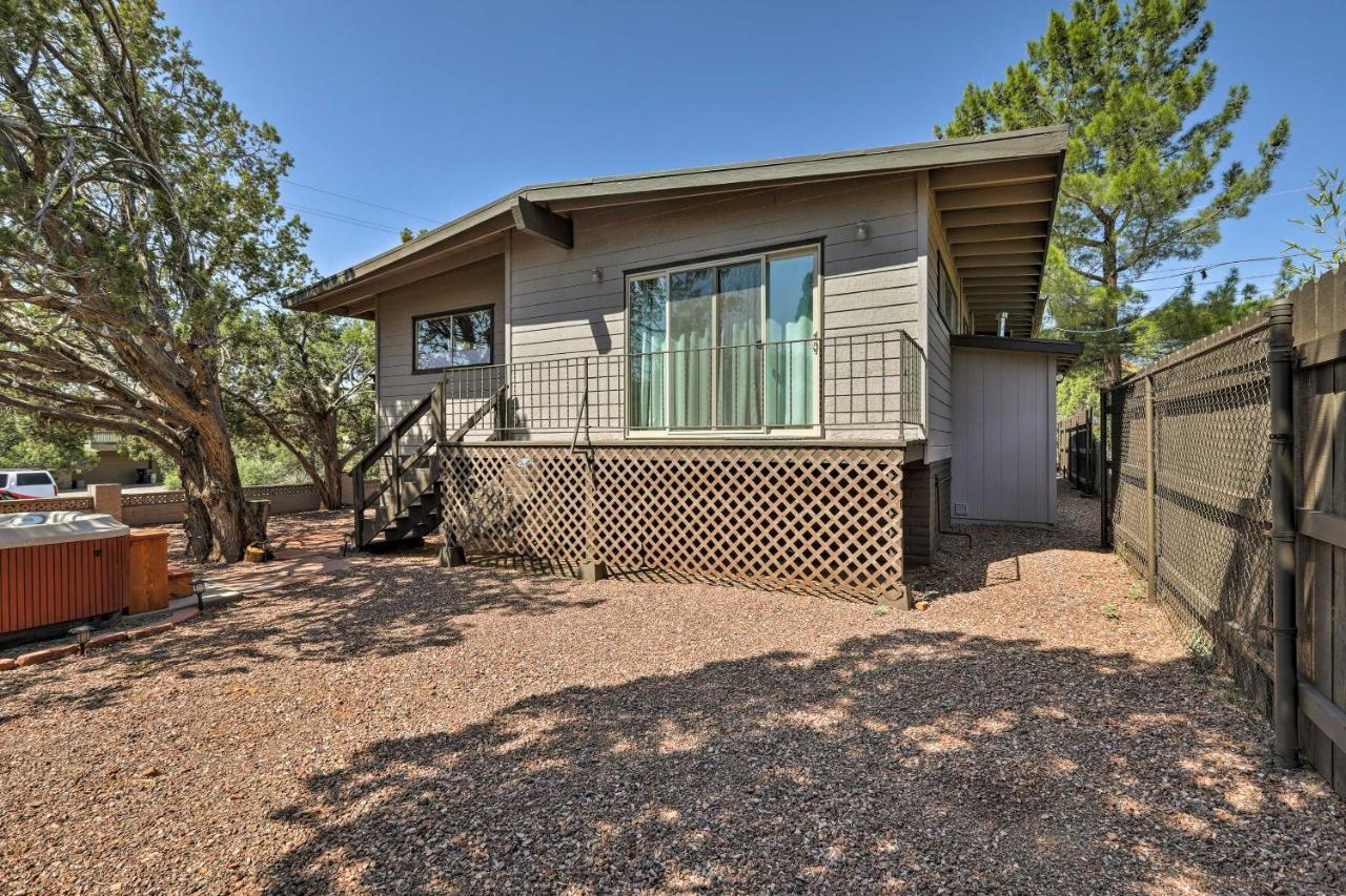 Sedona Getaway With Hot Tub, Deck And Red Rock Views! Villa Exterior photo